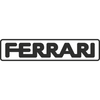 Sticker Autocollant  ferrari rectangle Auto AU87292
