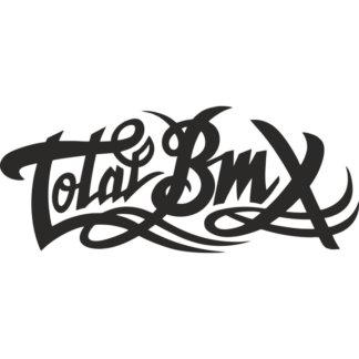 Sticker Autocollant  totale bmx vélo bike AR87301