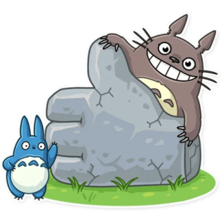 Sticker Autocollant totoro imprimé IMP87291