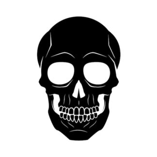 Sticker Autocollant tête de mort skull AV187308
