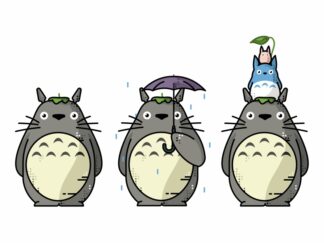 Sticker Autocollant totoro imprimé IMP87300