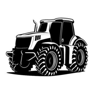 Sticker Autocollant tracteur silouhette BVw187299