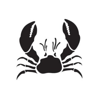 Sticker Autocollant crabe plage SCE18744