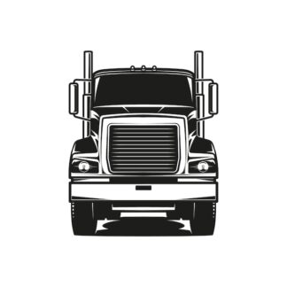 Sticker Autocollant camion  silouhette BVw18740