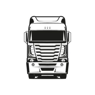 Sticker Autocollant camion  silouhette BVw18738