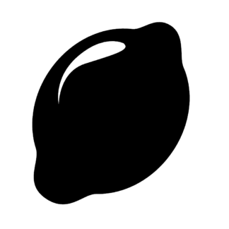 Sticker Autocollant citron fruit nourriture NFFL18730