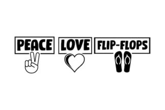 Sticker Autocollant peace and love zen  PAL1875