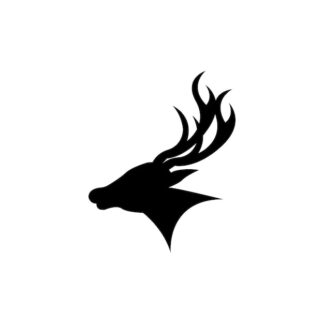 Sticker Autocollant cerf chasse animaux  ANI1888