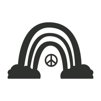 Sticker Autocollant peace and love zen  PAL1878