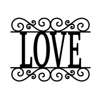 Sticker Autocollant love zen  PAL1885