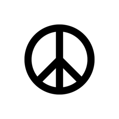 Sticker Autocollant peace and love zen  PAL1873