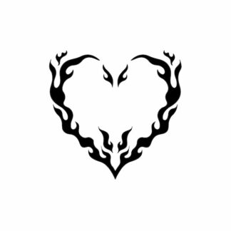 Sticker Autocollant coeur tribal love  LOV54488