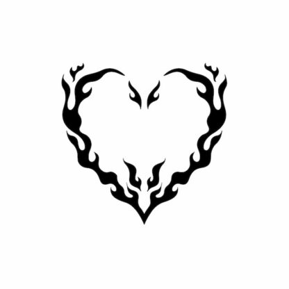 Sticker Autocollant coeur tribal love  LOV54488