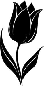 Sticker Autocollant tulipe fleur  FLW21038