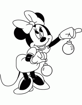 Sticker Autocollant minnie noel disney  DM54492
