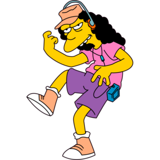 Sticker Autocollant simpsons imprimé IMP20231326