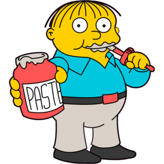 Sticker Autocollant simpsons imprimé IMP20231329