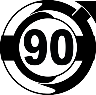 Sticker Autocollant  volvo 90 camion disque limitation  DLC547904