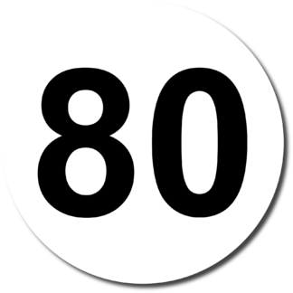 Sticker Autocollant 80 camion disque limitation  DLC547933