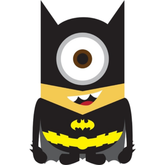 Sticker Autocollant  minion batman imprimé IMP20231412