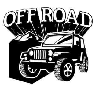 Sticker Autocollant off road 4x4  OR54490