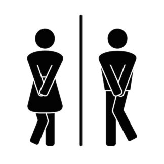 Sticker Autocollant pictogramme  wc  WC15569