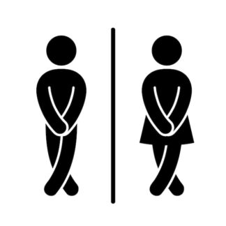 Sticker Autocollant pictogramme  wc  WC15568