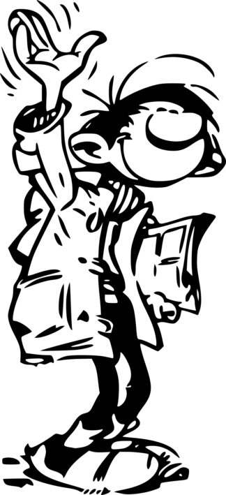 Sticker Autocollant gaston lagaffe BD   AST544573