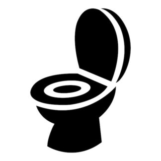 Sticker Autocollant toilette wc  WC15576