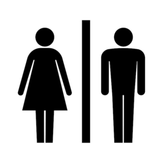 Sticker Autocollant pictogramme  wc  WC15574