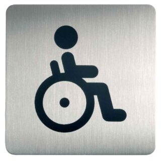 Sticker Autocollant wc handicapés signalétique   SIG554