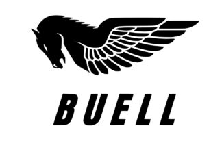 Sticker autocollant moto Buell logo gauche