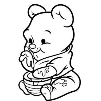 Sticker Autocollant winnie ourson Disney   DI358
