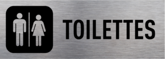 Sticker Autocollant toilettes wc signalétique   SIG550