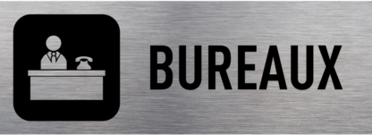 Sticker Autocollant bureaux signalétique   SIG548