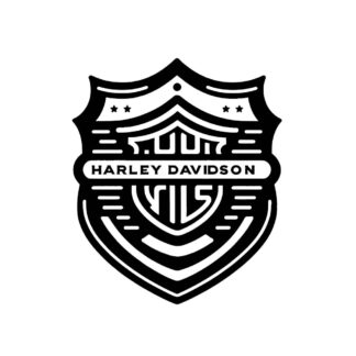 Sticker autocollant écusson Harley Davidson HD205