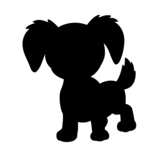 Sticker Autocollant chien animaux  AN2442