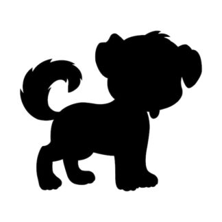 Sticker Autocollant chien animaux  AN2454