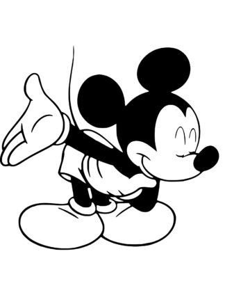 Sticker Autocollant Mickey MS322