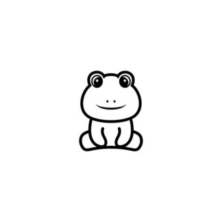 Sticker Autocollant grenouille animaux  G59