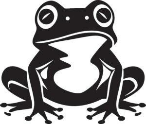 Sticker Autocollant grenouille animaux  G74