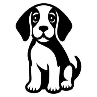 Sticker Autocollant chien animaux  ANX92