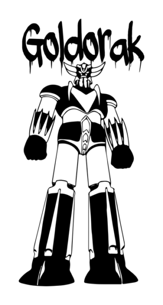 Sticker Autocollant goldorak manga  MG2112