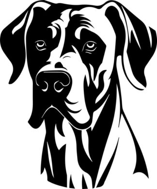 Sticker Autocollant chien boxer dog animaux  ANX93