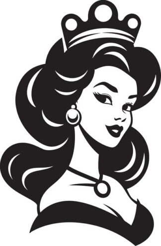 Sticker Autocollant couronne princesse  P184