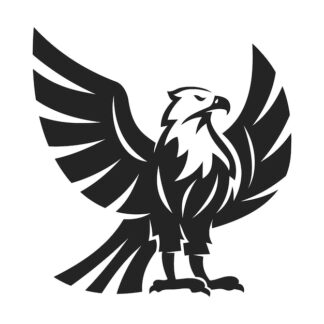 Sticker Autocollant oiseau aigle animaux  ANI2108
