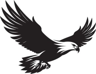 Sticker Autocollant oiseau aigle animaux  ANI2104