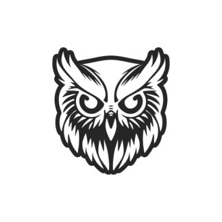 Sticker Autocollant hibou chouette animaux  ANI2114