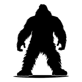 Sticker Autocollant yeti animal bigfoot montagne  MY2118