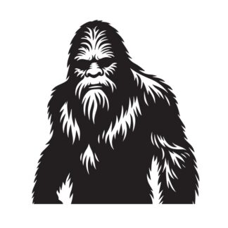 Sticker Autocollant yeti animal bigfoot montagne  MY2117